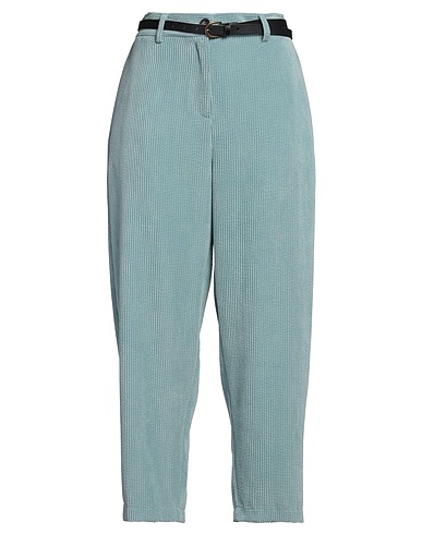 VICOLO Casual pants Pastel blue 88% Polyester, 11% Polyamide, 1% Elastane