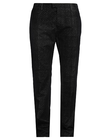 JUST CAVALLI Casual pants Black 64% Polyester, 34% Viscose, 2% Elastane