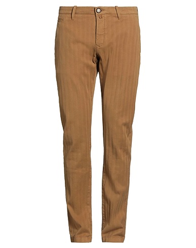 JACOB COHЁN Casual trouser Camel 98% Cotton, 2% Elastane