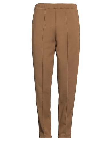 TOD'S Casual trouser Camel 62% Polyamide, 35% Cotton, 3% Elastane, Cow leather
