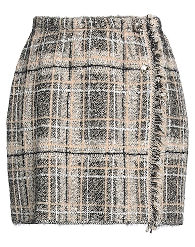 IRREPLACEABLE ELISA GIORDANO Mini skirt 40% Nylon, 30% Mohair wool, 20% Acrylic, 10% Cotton