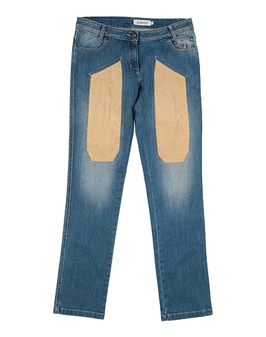 JECKERSON Denim trousers Blue 98% Cotton, 2% Elastane