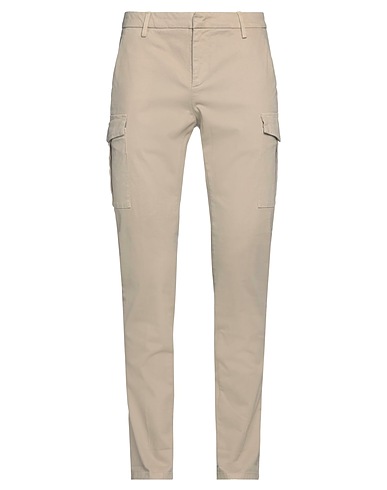 DONDUP Casual trouser Beige 98% Cotton, 2% Elastane