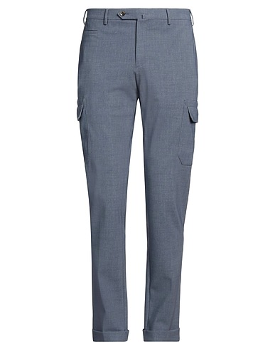 PT Torino Casual pants Pastel blue 72% Polyamide, 28% Elastane