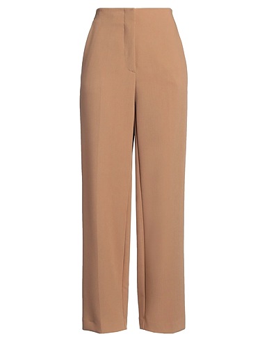 MERCI ITALIA Casual pants Camel 83% Polyester, 13% Viscose, 4% Elastane
