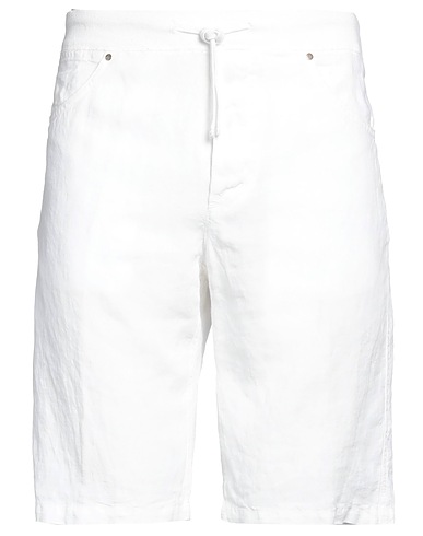 120% LINO Shorts & Bermuda White 100% Linen