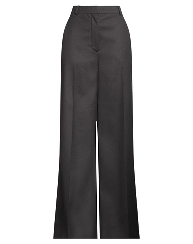 STELLA McCARTNEY 캐주얼 바지 다크 브라운 100% 울