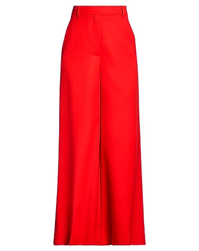 STELLA McCARTNEY Wide-leg trousers ROSSO 100% Wool