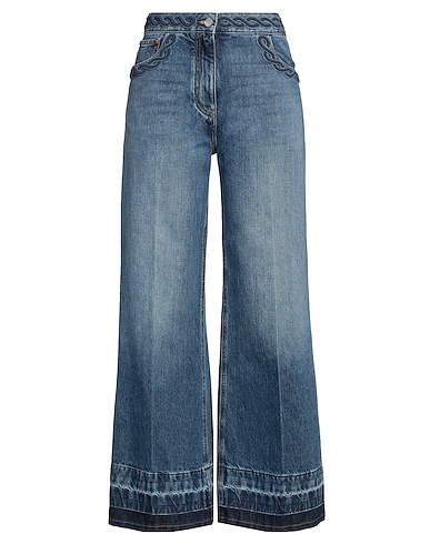 VALENTINO GARAVANI Denim trousers Blue 100% Cotton, Polyester