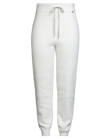 TWINSET Pantalone Bianco 77% Poliammide, 14% Viscosa, 8% Poliestere, 1% Elastan