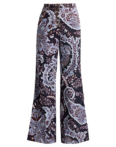 ETRO Denim pants Navy 97% Cotton, 3% Elastane