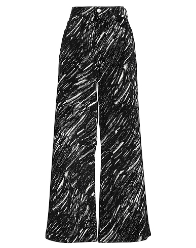 MARNI Casual trouser Black 98% Cotton, 2% Elastane