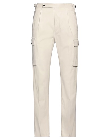 KITON Casual pants Beige 98% Cotton, 2% Elastane