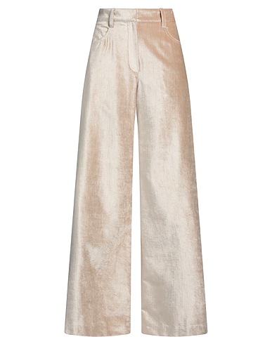 BRUNELLO CUCINELLI Casual trouser Beige 58% Cotton, 42% Viscose