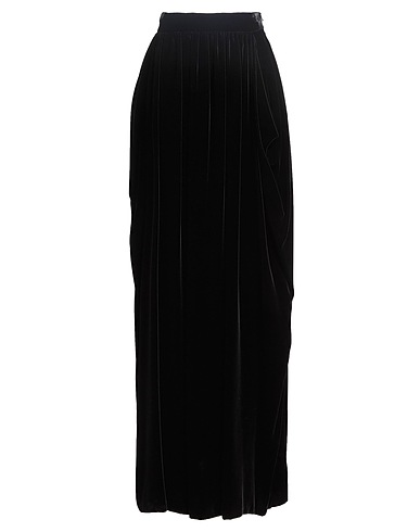 ALBERTA FERRETTI Maxi Skirts Black 69% Viscose, 31% Cupro