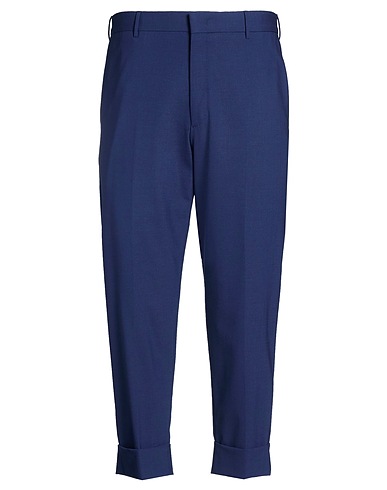 PT Torino Повседневные брюки Тёмно-синий 83% Натуральная шерсть, 8% Шелк, 8% Лен, 1% Эластан