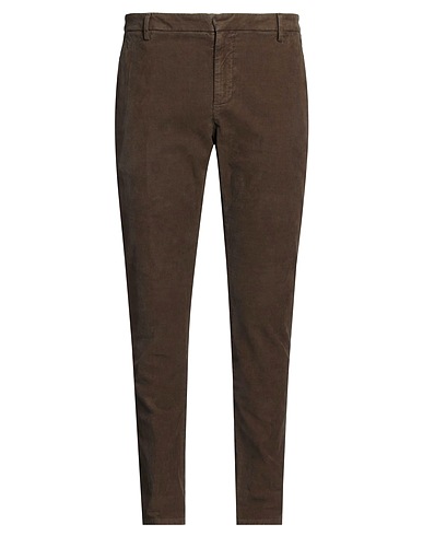 DONDUP Casual pants Military green 98% Cotton, 2% Elastane