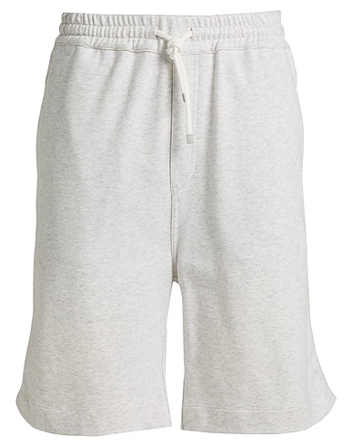 BRUNELLO CUCINELLI Shorts & Bermuda Light grey 67% Cotton, 33% Polyamide
