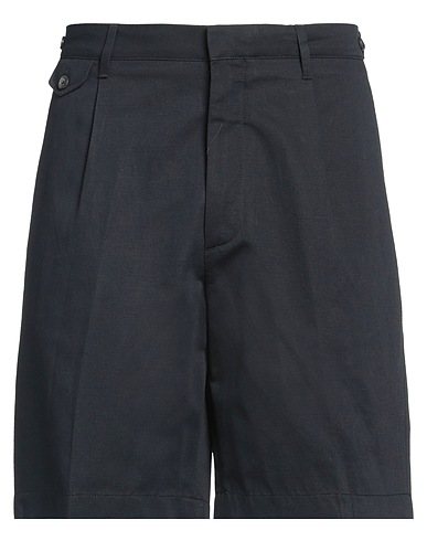 DUNHILL Shorts & Bermuda Midnight blue 60% Cotton, 40% Linen