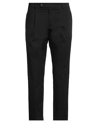 YES LONDON Casual trouser Black 97% Cotton, 3% Elastane