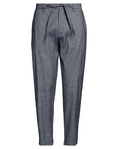 YAN SIMMON Hosen Blau 59% Leinen, 40% Baumwolle, 1% Elastan