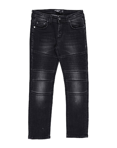 NEIL BARRETT Denim trousers KIDS Black 99% Cotton, 1% Elastane