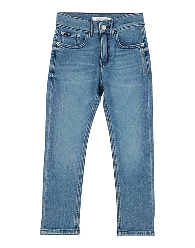 CALVIN KLEIN JEANS Denim trousers Blue 99% Cotton, 1% Elastane