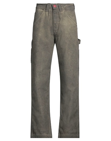 VISION OF SUPER Casual trouser Military green 100% Cotton
