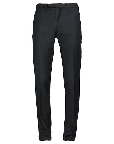 SANTANIELLO Casual pants Black 100% Wool