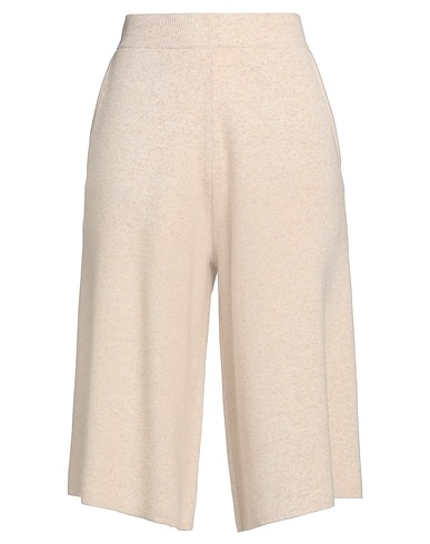 MAX MARA パンツ ベージュ ウール 70% / カシミヤ 30%