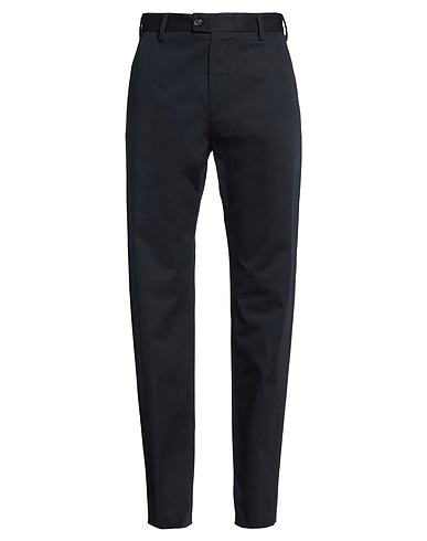 MCQUEEN Casual pants Midnight blue 100% Cotton, Polyester