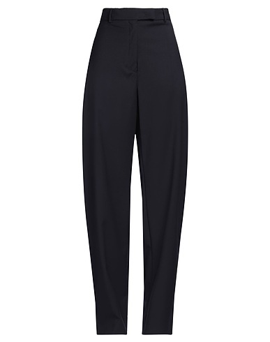 SPORTMAX Casual trouser Midnight blue 100% Virgin Wool