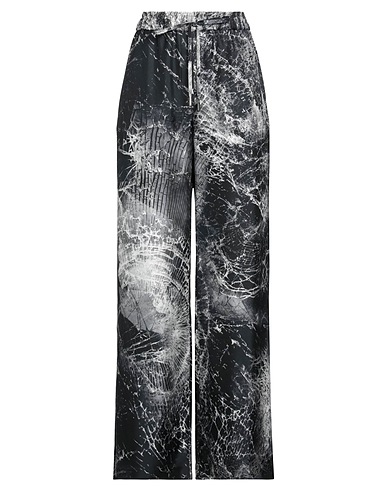 MCQUEEN Wide-leg trousers NERO 100% Silk