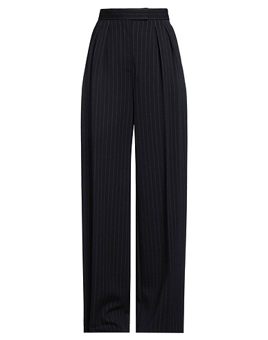 MAX MARA Casual trouser Midnight blue 79% Virgin Wool, 21% Viscose