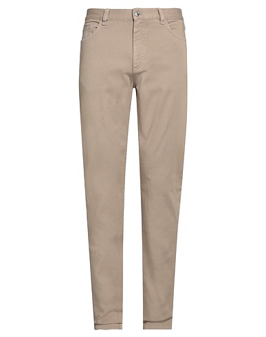 ZEGNA Pantalón Beige 98% Algodón, 2% Elastán
