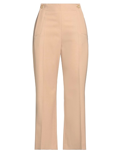 CHLOÉ Casual trouser Sand 95% Virgin Wool, 5% Elastane
