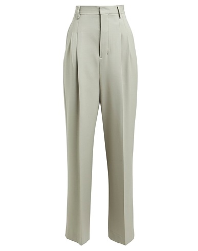 AMI ALEXANDRE MATTIUSSI Casual trouser Sage green 100% Virgin Wool