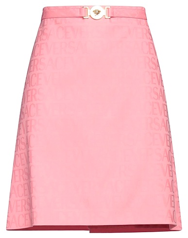 VERSACE Mini skirt Pink 100% Virgin Wool