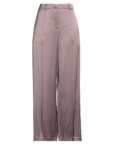 ALYSI Casual trouser Khaki 71% Acetate, 29% Viscose