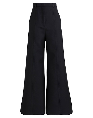 VALENTINO GARAVANI Casual pants LE NOIR Black 99% Virgin Wool, 1% Silk