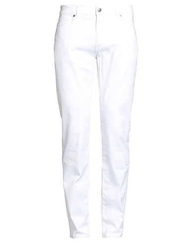 BARMAS Denim pants White 68% Cotton, 29% Lyocell, 3% Elastane