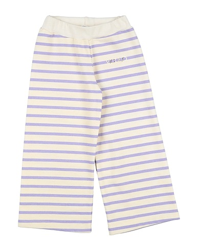 VICOLO Casual trouser Ivory 50% Cotton, 50% Polyester