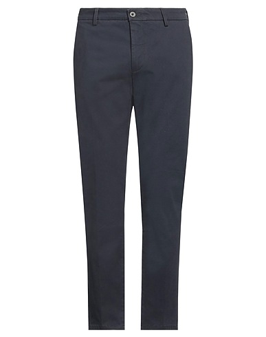 TELERIA ZED Casual pants PLATINO Navy 98% Cotton, 2% Elastane