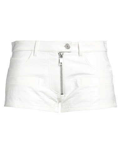 COURRÈGES Shorts & Bermuda White 88% Cotton, 10% Polyurethane, 2% Elastane
