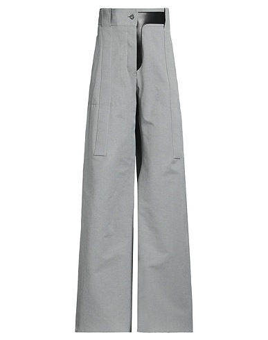 FERRAGAMO Casual trouser GRIGIO 51% Polyester, 46% Cotton, 3% Elastane