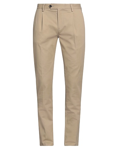 AQUASCUTUM ACTIVE Casual pants Beige 98% Cotton, 2% Elastane