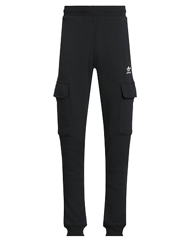 ADIDAS ORIGINALS Casual trouser Black 70% Cotton, 30% Recycled polyester