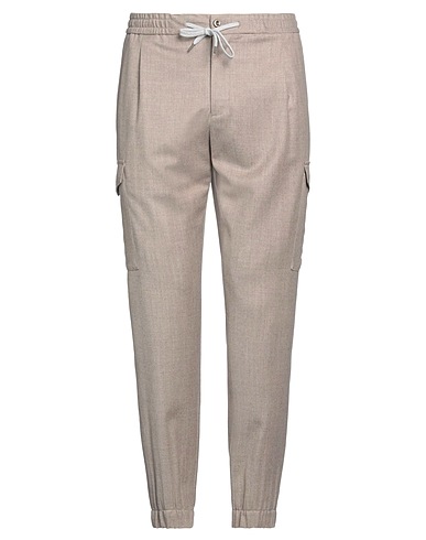 PT Torino Casual trouser Taupe 93% Virgin Wool, 7% Silk