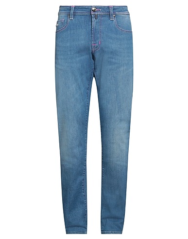 TRAMAROSSA Denim trousers Blue 92% Cotton, 6% T-400® fibre, 2% Elastane