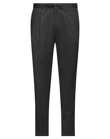 MANUEL RITZ Casual trouser Lead 98% Wool, 2% Elastane
